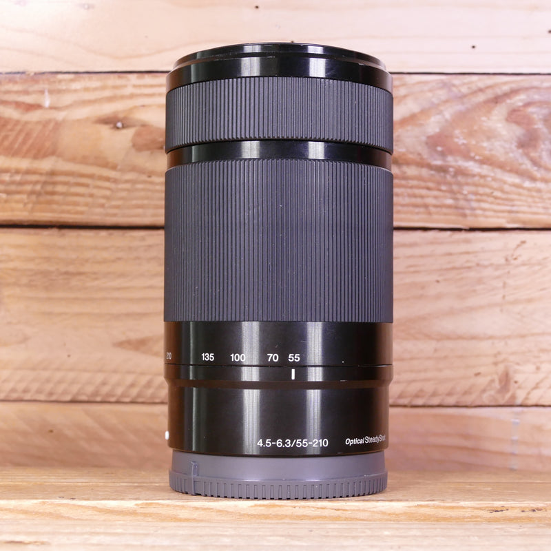Used Sony E 55-210mm f4.5-6.3 OSS Black Telephoto Lens