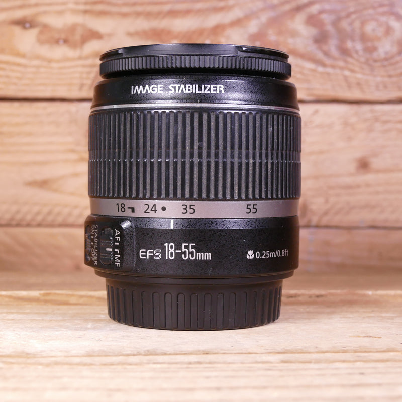 Used Canon EF-S 18-55mm f3.5-5.6 IS Lens