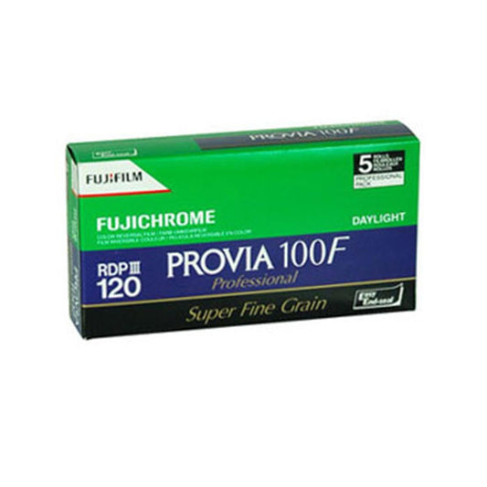 Fujifilm Provia 100F 120 Colour Slide Roll Film Pack of 5