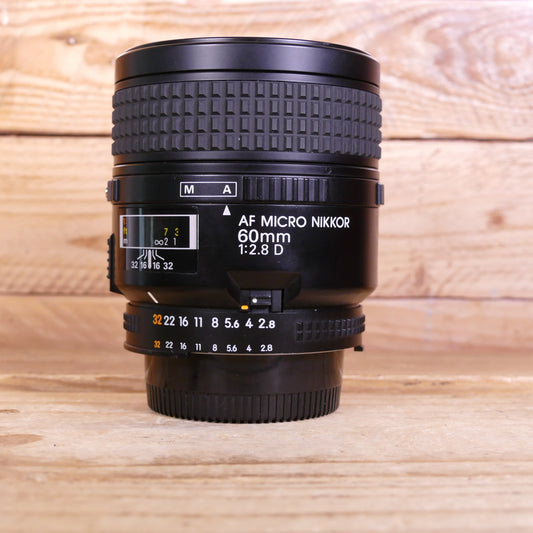 Used Nikon AF 60mm F2.8 D Micro Lens