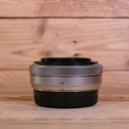 Used Fuji XF 27mm F2.8 Silver Lens
