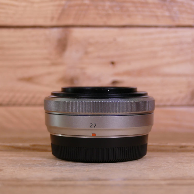 Used Fuji XF 27mm F2.8 Silver Lens