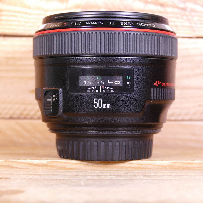 Used Canon EF 50mm F1.2 L USM Lens