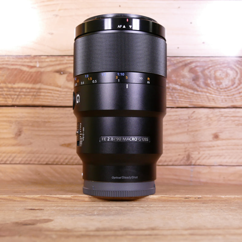 Used Sony FE 90mm F2.8 Macro G OSS Lens