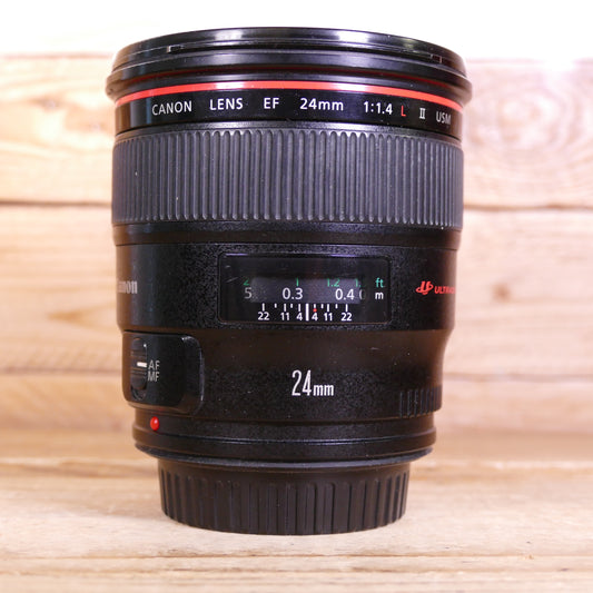 Used Canon EF 24mm f1.4 L II USM Lens