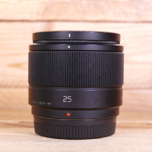 Used Panasonic 25mm F1.7 Lens Micro Four Thirds