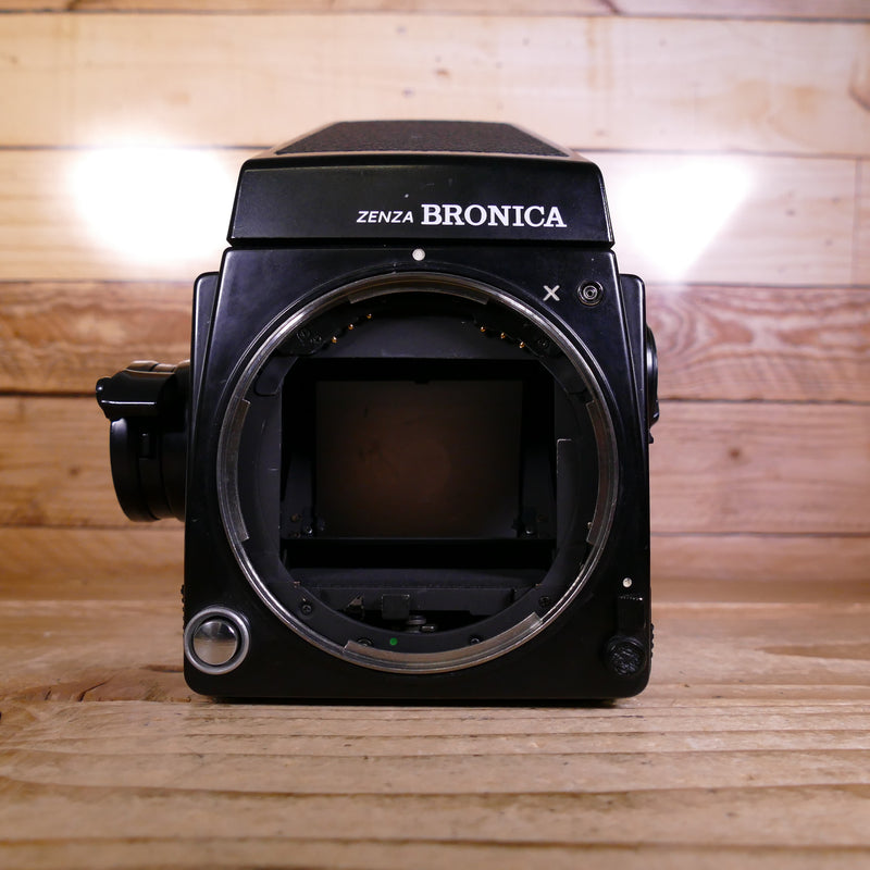 Used Bronica GS-1 Camera Body with AE Prism & 120 Film Back