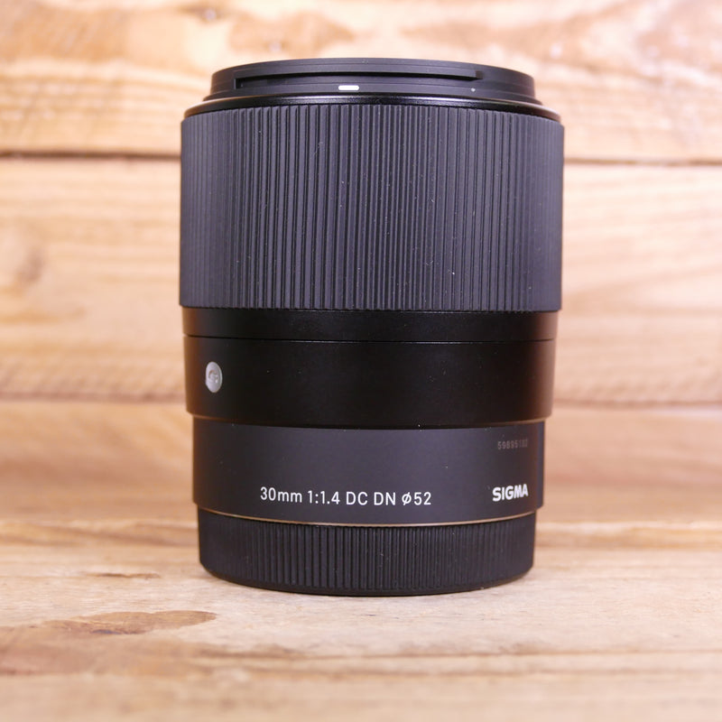 Used Sigma AF 30mm F1.4 DC DN Contemporary Sony E Fit