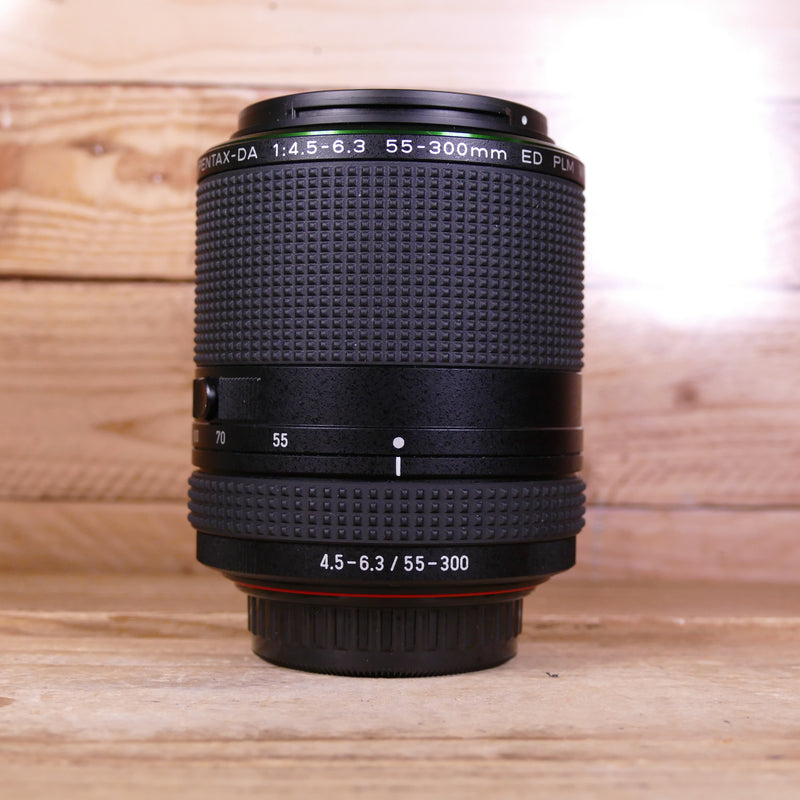 Used Pentax-DA HD 55-300mm F4.5-6.3 ED PLM WR RE Lens