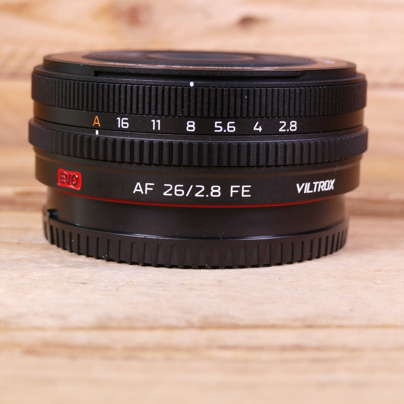 Used Viltrox AF 26MM F2.8 EVO Lens -Sony FE fit