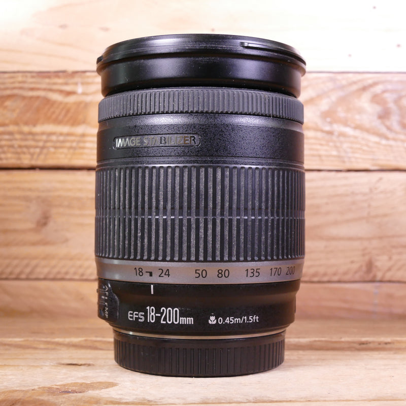 Used Canon EF-S 18-200mm f3.5-5.6 IS Lens
