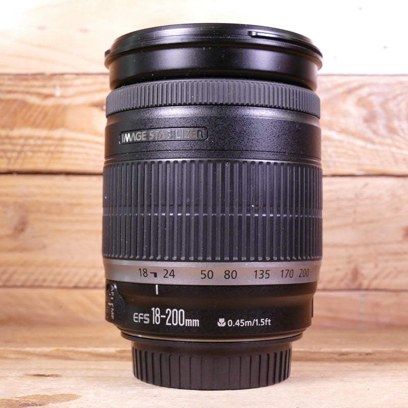 Used Canon EF-S 18-200mm f3.5-5.6 IS Lens