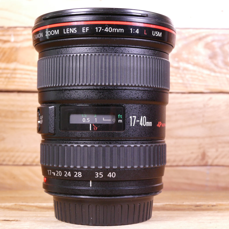 Used Canon EF 17-40mm F4 L USM Lens