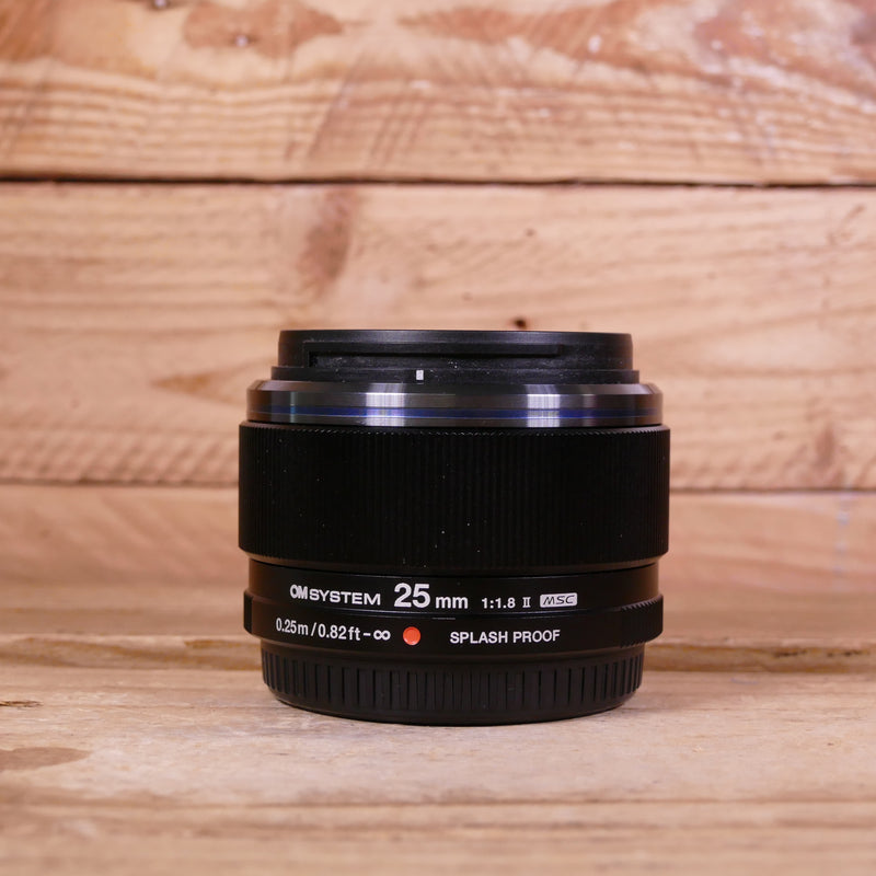 Used OM System 25mm f1.8 II MSC Lens
