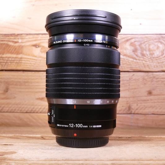 Used OM-System 12-100mm F4 IS Pro Black Micro Four Thirds Lens