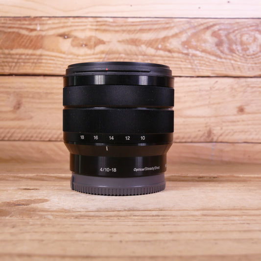 Used Sony E 10-18mm F4 OSS Lens