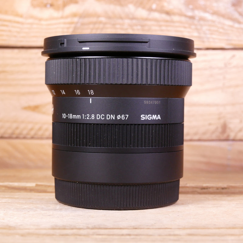 Used Sigma 10-18mm f2.8 DC DN Contemporary Lens - Sony E