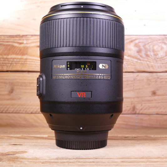 Used Nikon AF-S 105mm F2.8 G ED VR Micro Lens