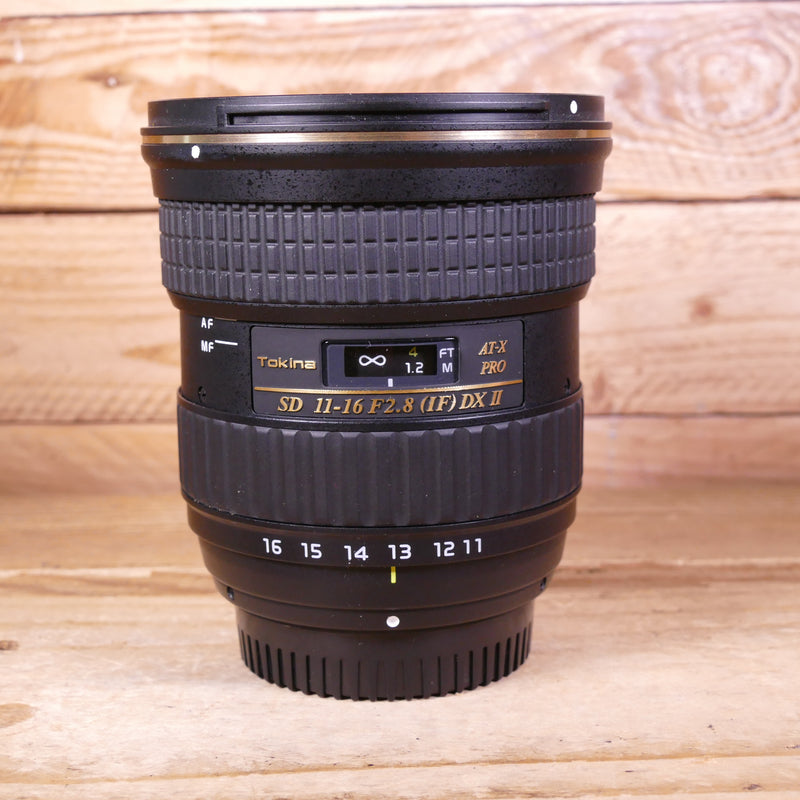 Used Tokina AT-X Pro II SD 11-16mm f2.8 IF DX Lens - Nikon Fit