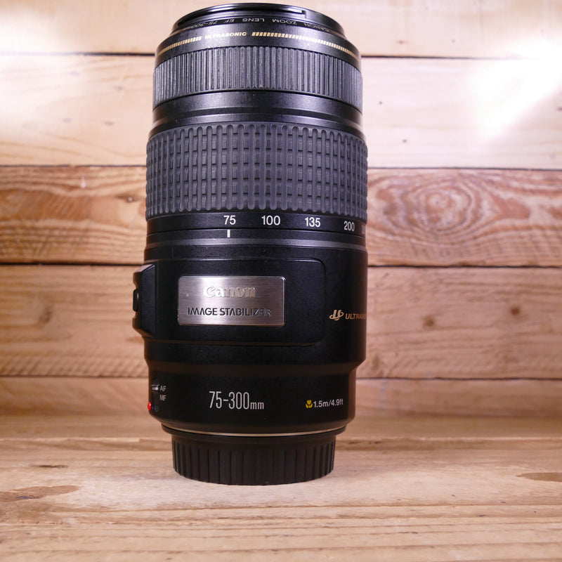 Used Canon EF 75-300mm F4-5.6 IS USM Lens