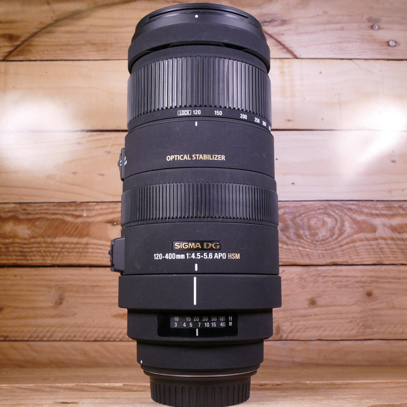 Used Sigma 120-400mm F4.5-5.6 APO HSM Lens - Canon EF