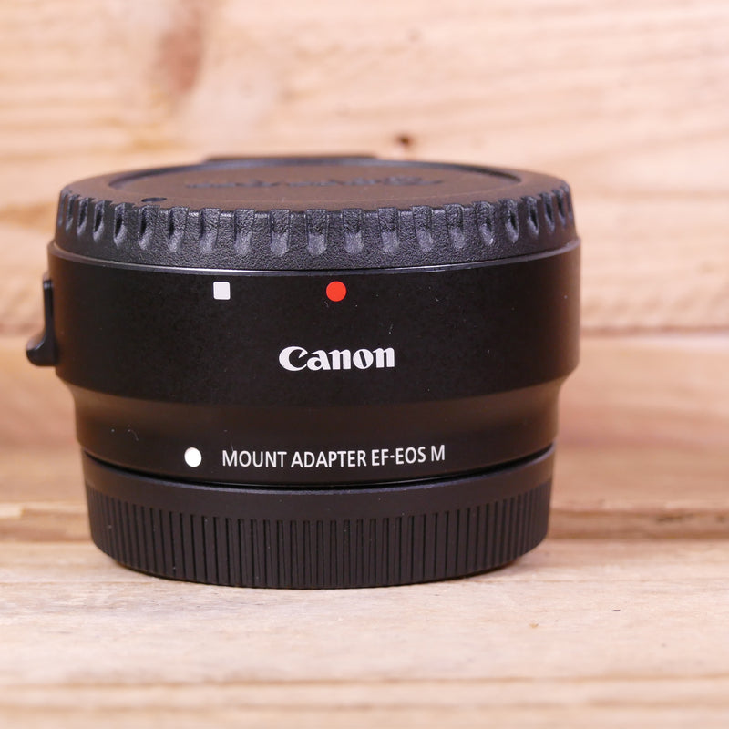 Used Canon EOS M to EF Lens Mount Adapter EF-EOS M