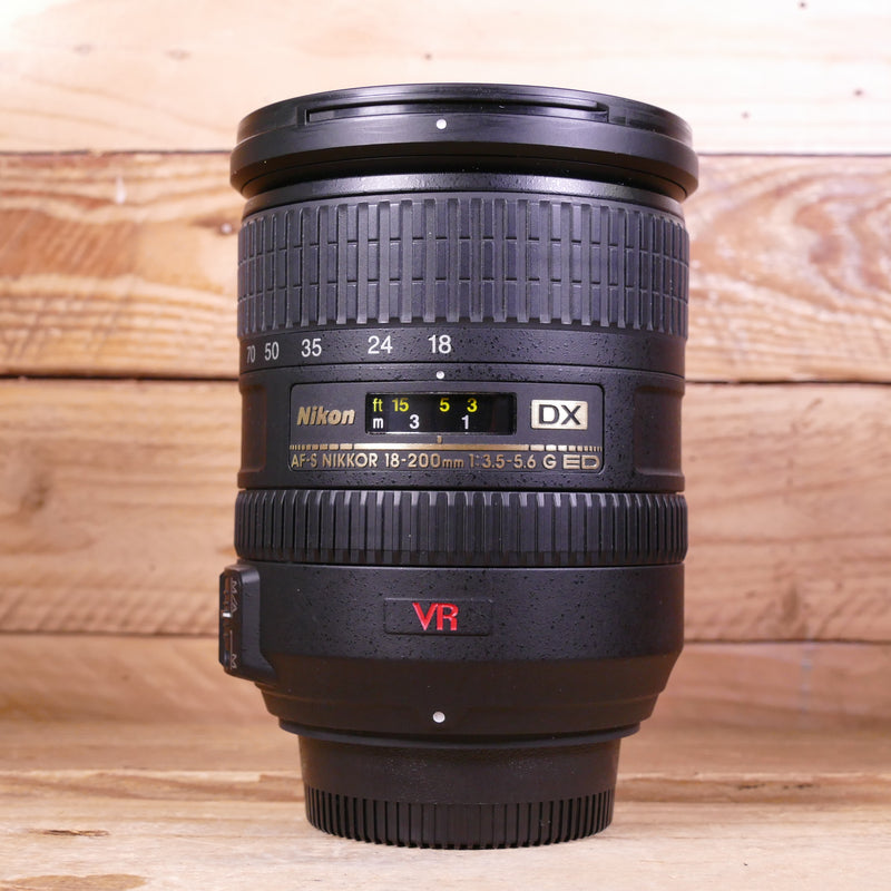 Used Nikon AF-S 18-200mm F3.5-5.6 G VR DX Lens