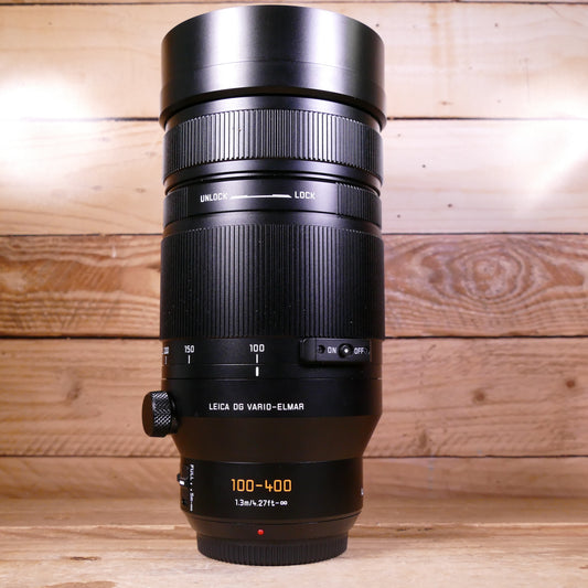 Used Panasonic AF 100-400mm F4-6.3 II Asph Leica DG Vario Elmar Power OIS Lens