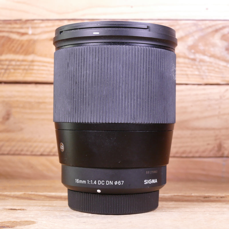 Used Sigma 16mm f1.4 DC DN Contemporary Lens - Micro Four Thirds