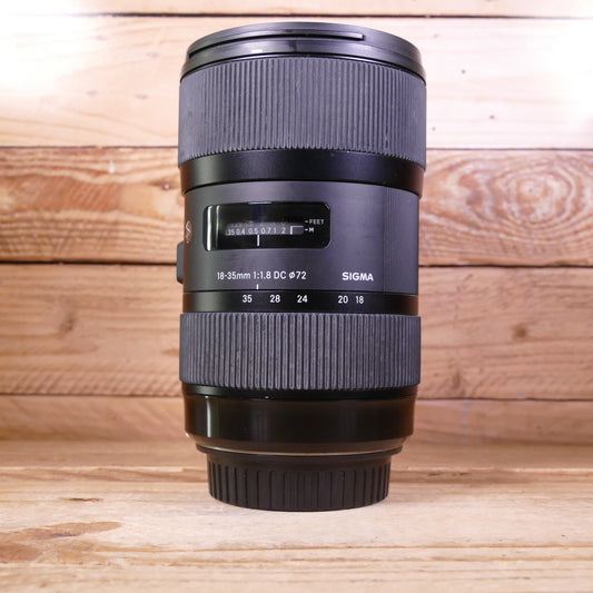 Used Sigma AF 18-35mm F1.8 DC Art Lens - Canon EF fit