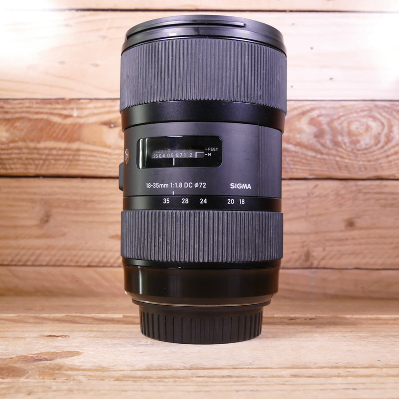 Used Sigma AF 18-35mm F1.8 DC Art Lens - Canon EF fit