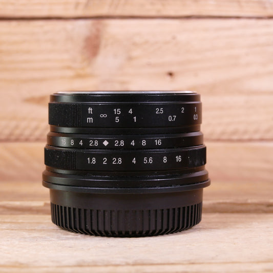 Used 7Artisans Manual Focus 25mm F1.8 Lens - Micro Four Thirds