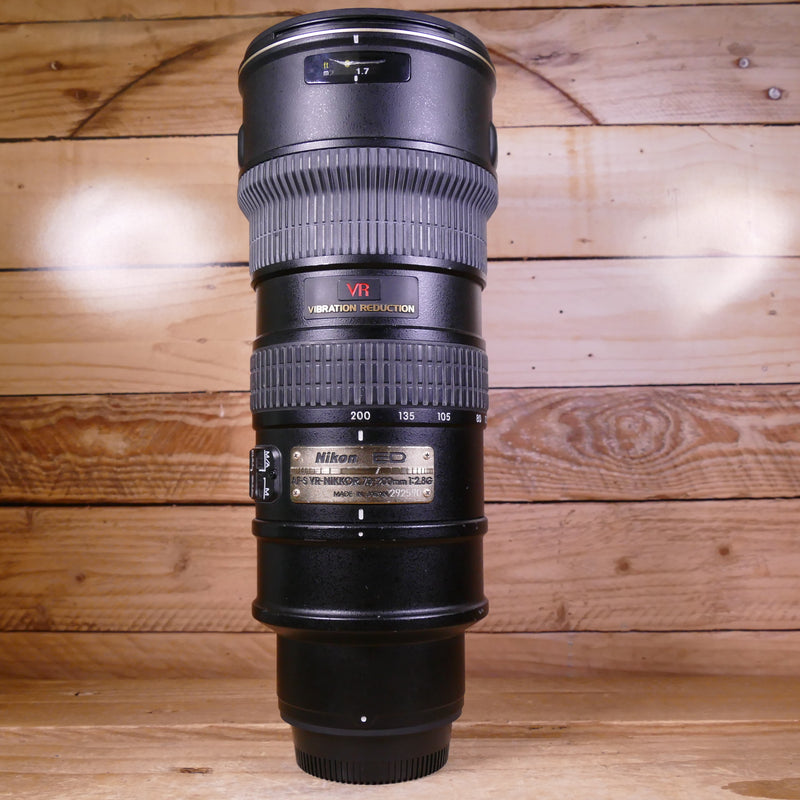 Used Nikon AF-S 70-200mm f2.8 G ED VR Lens