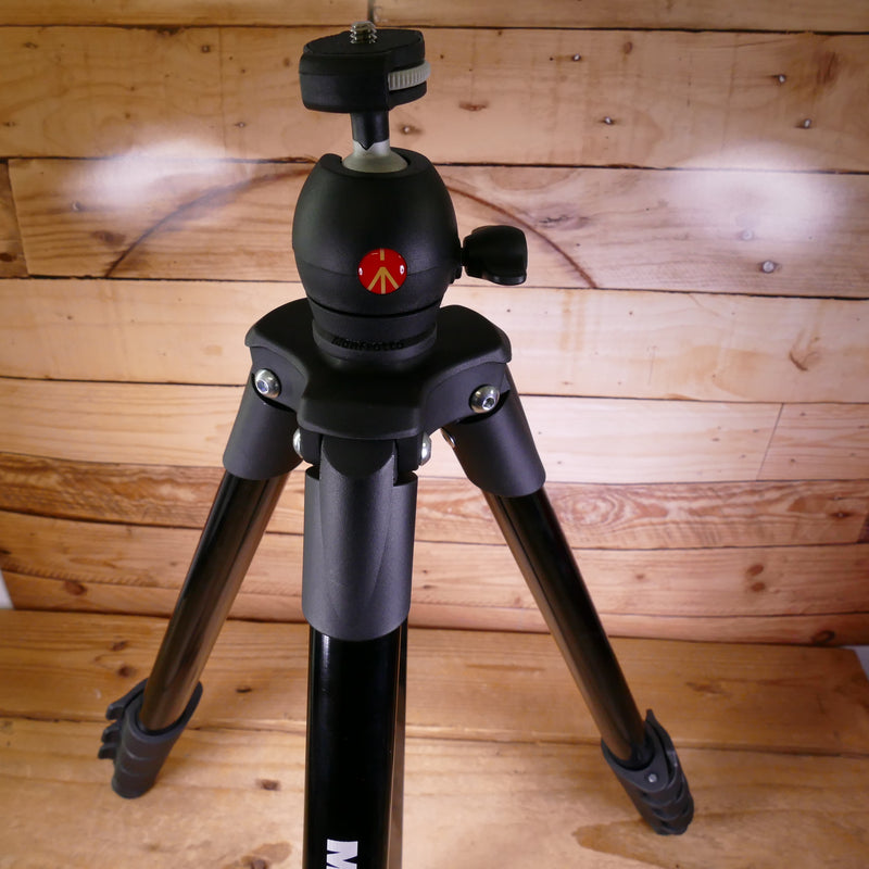 Used Manfrotto MKCOMPACTLT-BK  Tripod