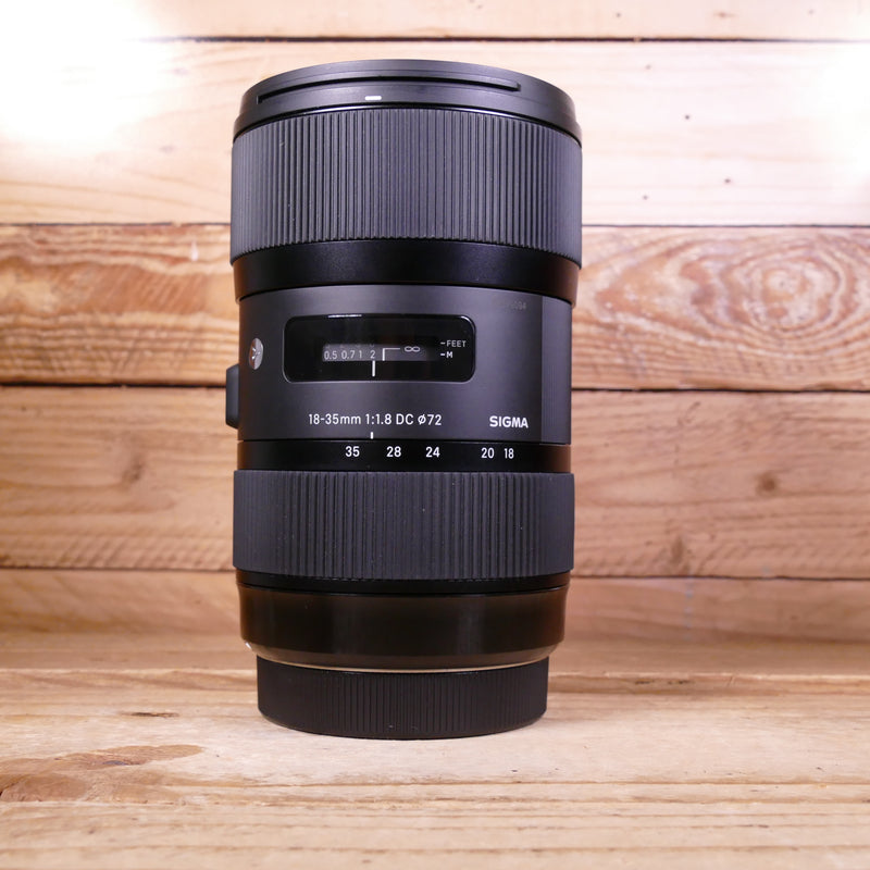 Used Sigma AF 18-35mm F1.8 DC Art Lens - Canon EF fit