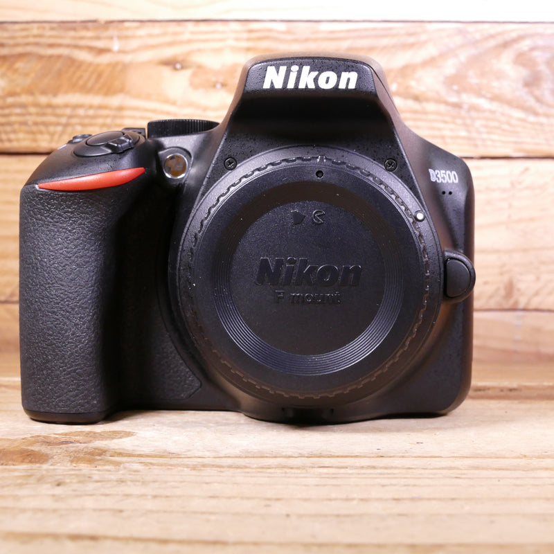 Used Nikon D3500 Black DSLR Camera Body
