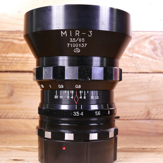 Used Zenit-80 Mir-3 65mm F3.5 Lens