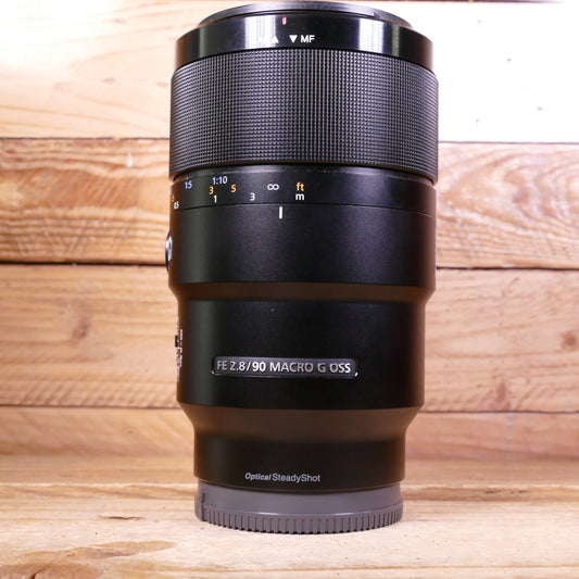 Used Sony FE 90mm F2.8 Macro G OSS Lens