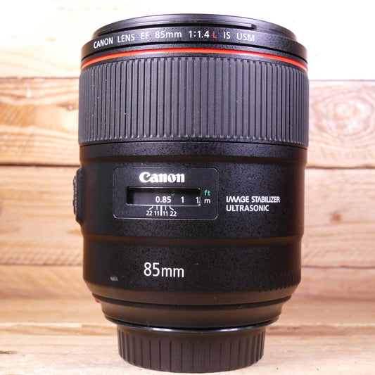 Used Canon EF 85mm F1.4 L IS USM Lens
