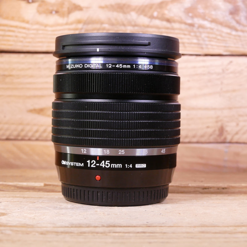 Used OM System 12-45mm F4 Pro Lens