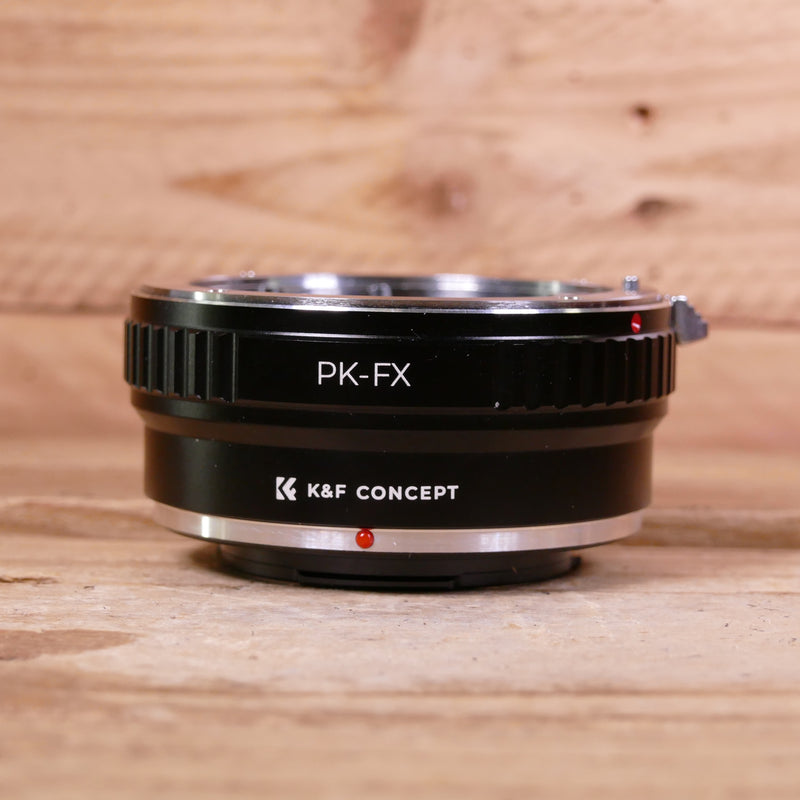 Used K&F  PK-FX Pentax K to Fuji X Lens Adapter