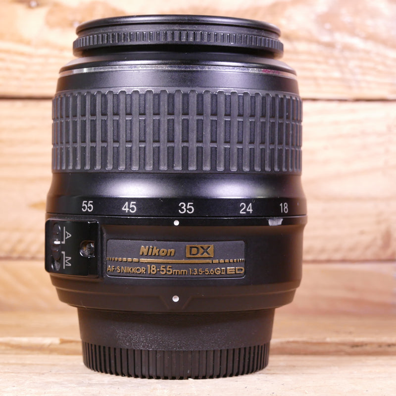 Used Nikon AF-S 18-55mm f3.5-5.6 G ED DX II Lens