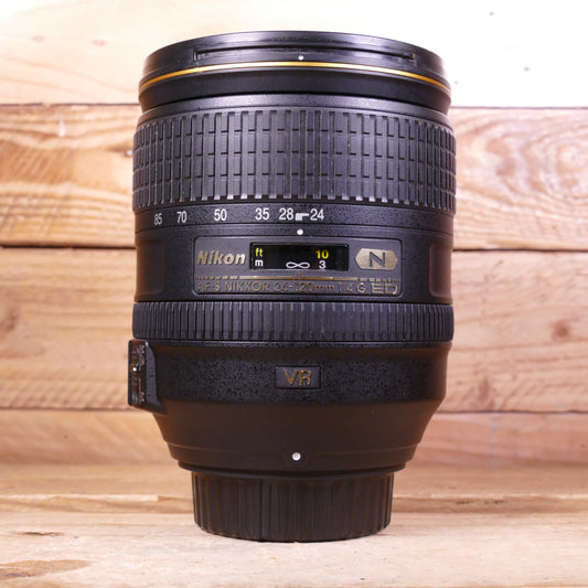 Used Nikon AF-S 24-120mm F4 G ED VR Lens