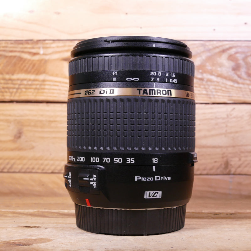 Used Tamron 18-270mm F3.5-6.3 Di II Piezo Drive VC Lens - Canon EF Fit