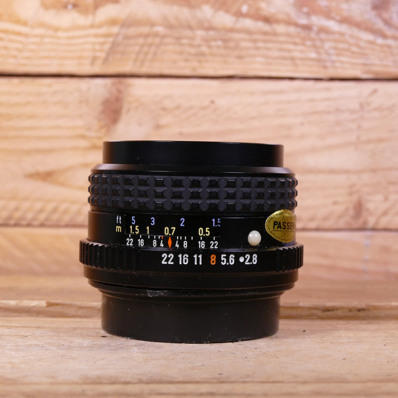 Used Pentax-M  SMC 28mm F2.8  PK Lens