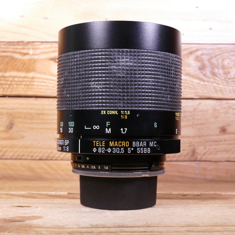 Used Tamron SP 500mm F8 Mirror lens with Pentax K Adapter