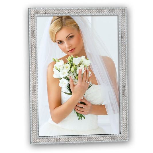 Rubens Silver Diamante 7x5 Photo Frame