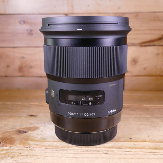 Used Sigma 50mm F1.4 DG ART Canon EF Fit Lens