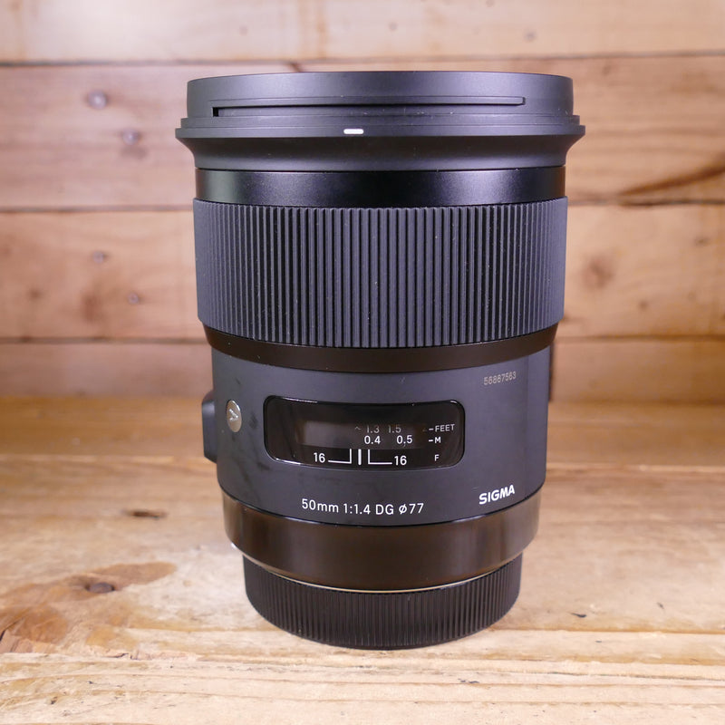 Used Sigma 50mm F1.4 DG ART Canon EF Fit Lens