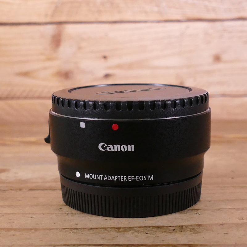 Used Canon EOS M to EF Lens Mount Adapter EF-EOS M